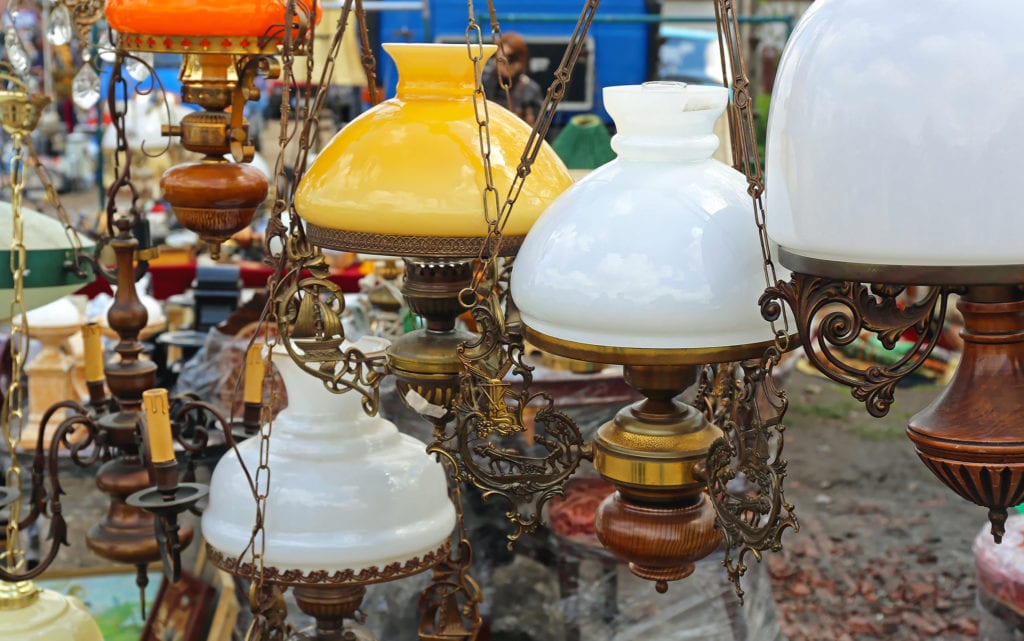 bring ambience to your home with a vintage lamp from ramzs emprium lafayette indiana